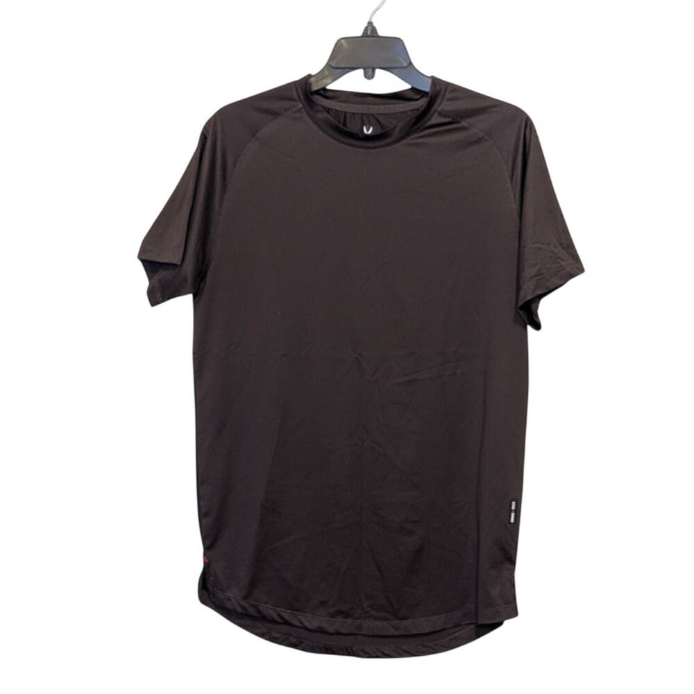 ASRV Performance T-Shirt Mens XL Brown Athletic Gym Training Tee